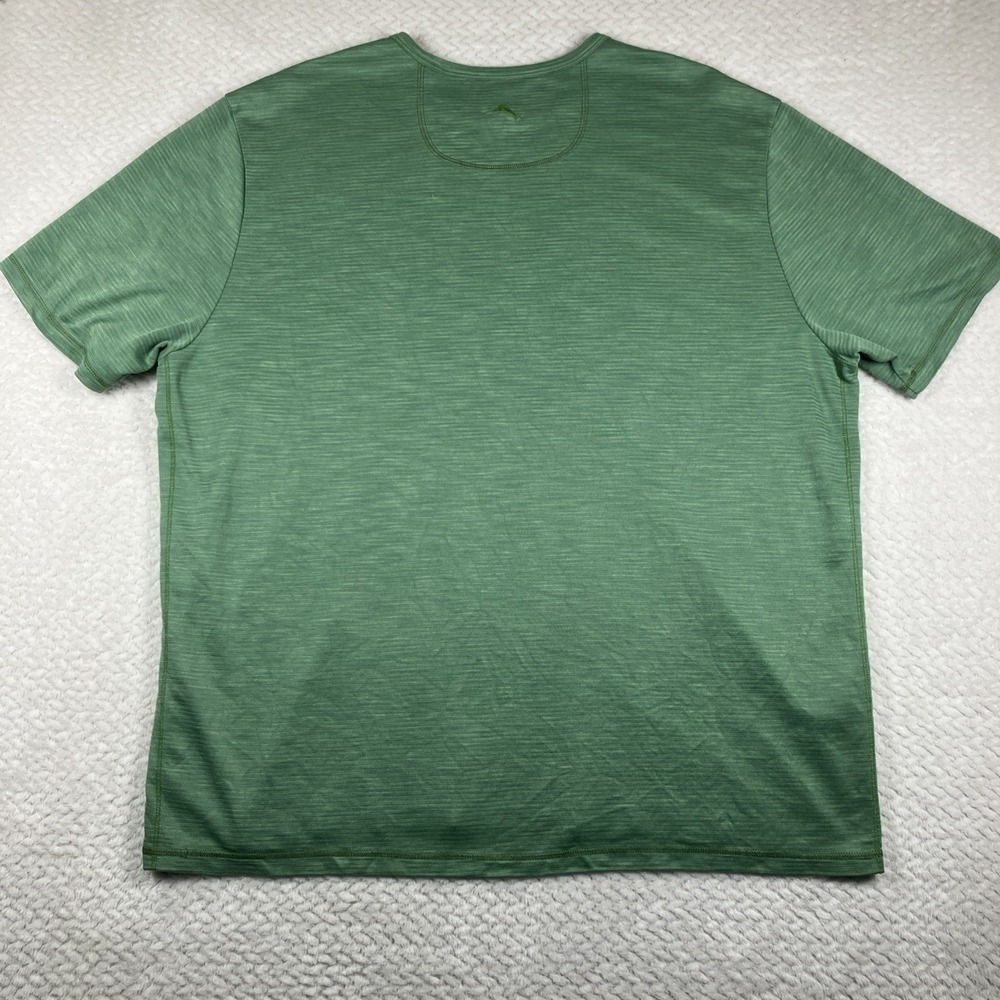 Tommy Bahama Shirt 2XL XXL Heather Islandzone Coolmax Modal Tencel Trail Mens - Picture 2 of 12